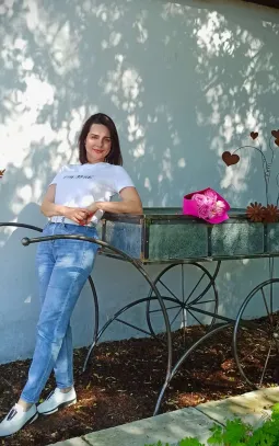 Тележка цветочная