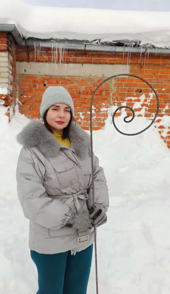 Крюк для фонариков завиток